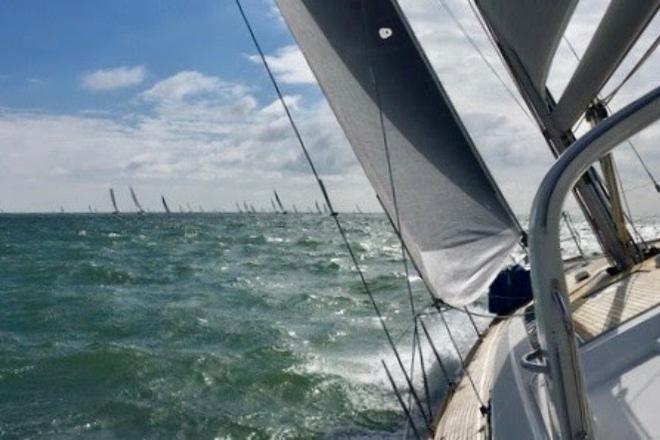 View from Richard Neocleous' Ocean 55 Julia - RORC De Guingand Bowl Race © RORC